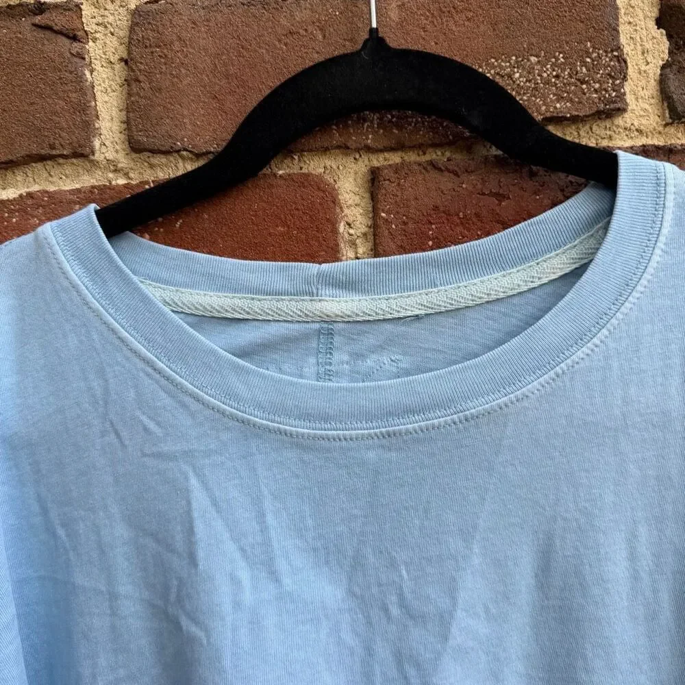 Free people We The Free Perfect Oversized long sleeve Tee blue S NEW